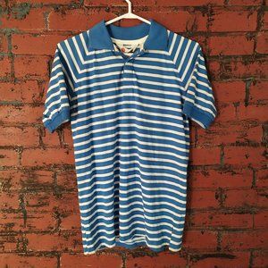 vintage deadstock Court Club striped tennis polo